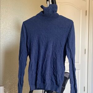 ASOS Blue Turtleneck Sweater Knit
